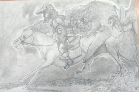 Лесной царь Жуковский раскраска