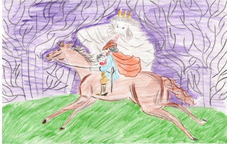 Лесной царь Шуберт рисунок