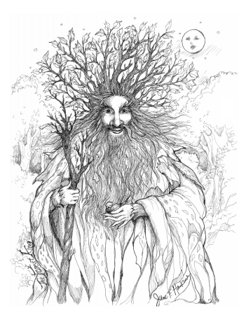 Иллюстрация к балладе Шуберта Лесной царь