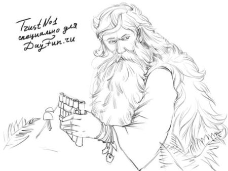 Кощей Бессмертный раскраска