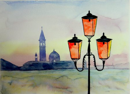 Рисование фонарей 3 класс