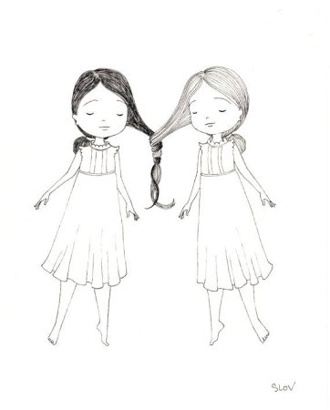 Красивые рисунки для сестры легкие