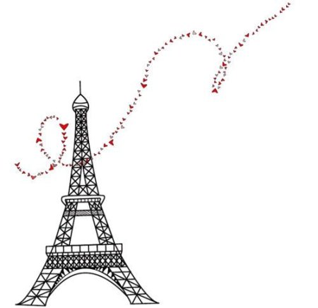 Париж картинка для ворда