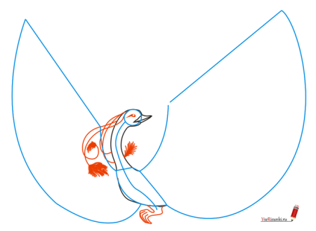 Городецкий фазан поэтапное