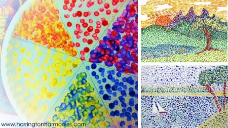 Пуантилизм техника арт терапии