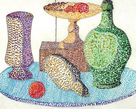 Уантилизма «точечная живопис