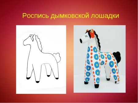 Дымковская лошадка Дымковская лошадка