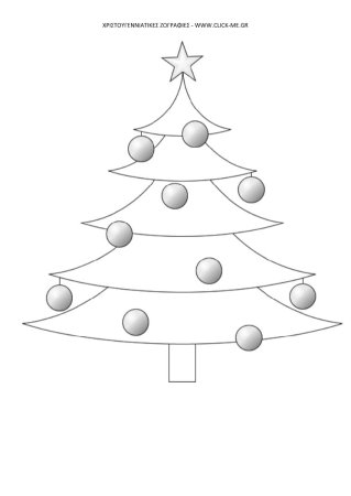 Елка для рисования