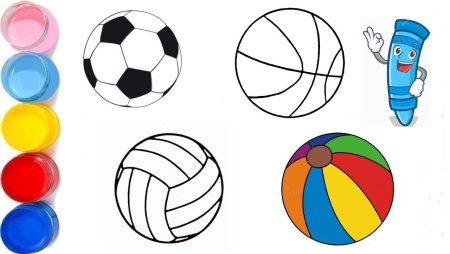 Поэтапное рисование футбольного мяча