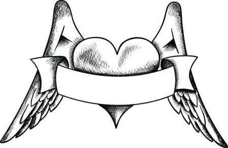 Сердце с крыльями