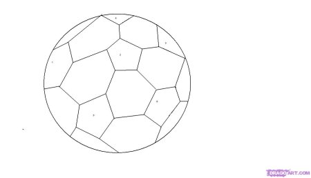 Мячик карандашом