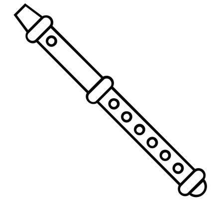 Нарисовать кларнет