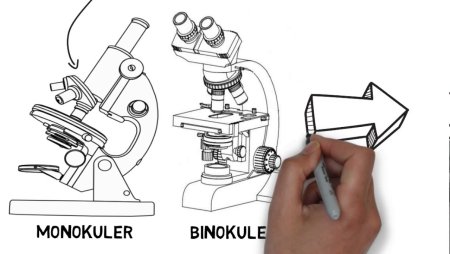 Микроскоп рисовать самый легкий