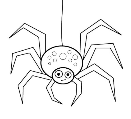 Нарисовать паука