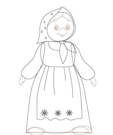 Последовательность рисования портрета для детей