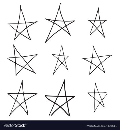 Звезда рисунок карандашом