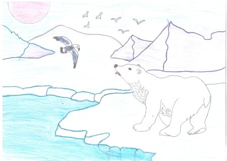 Арктика рисунок