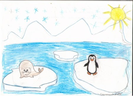 Антарктида рисунок