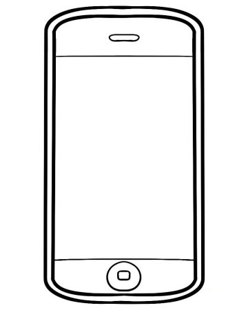 Раскраска смартфон
