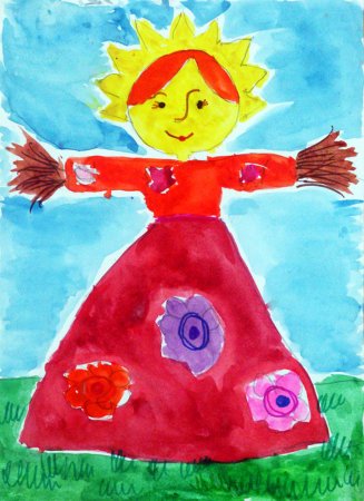 Рисование Масленица