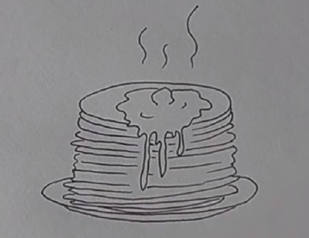 Масленица карандашом