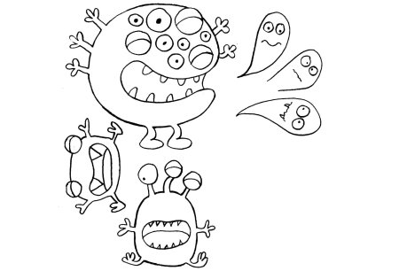 Салли из корпорации монстров рисунок