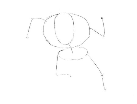 Нарисовать чудовище ребенку поэтапно