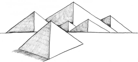 Пирамида Хеопса поэтапно