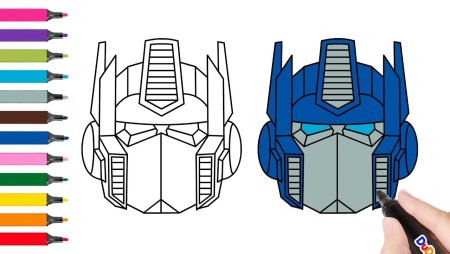 Optimus Prime risovat.