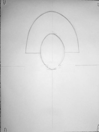 Рисование кокошника