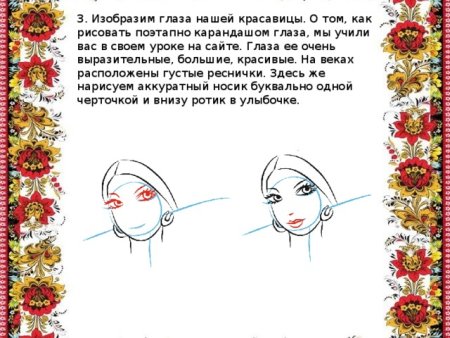 Изображение характера человека женский образ