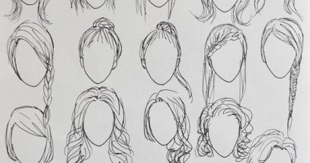 Прически для девочек из карандаша пошагово