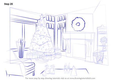 Новогодняя комната