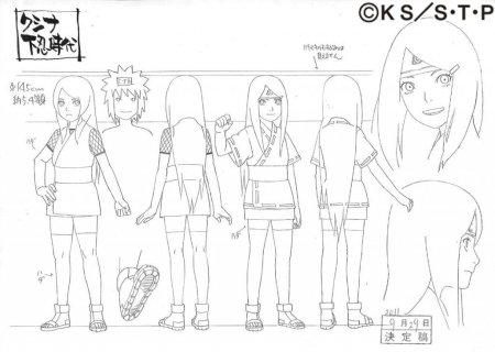 Сакура Харуно model Sheet