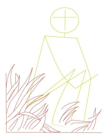 Поэтапное рисование Кикиморы