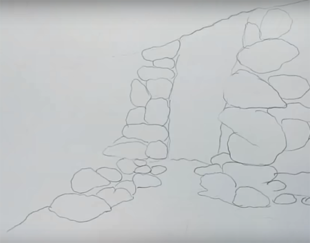 Рисование на камнях старшая группа