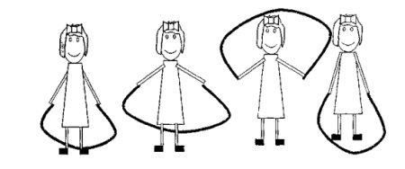 Девочка прыгает на скакалке