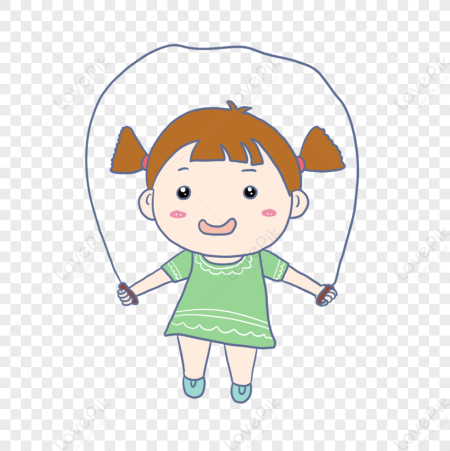 Девочка прыгающая через скакалку Информатика