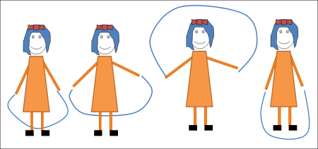 Девочка со скакалкой повер поинт