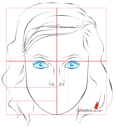 Портрет пошагово карандашом