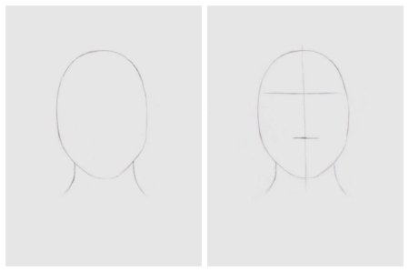 Поэтапное рисование портрета в подготовительной группе