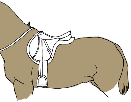 Нарисовать седло