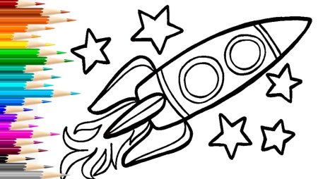Ракета рисунок