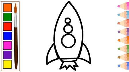 Ракета рисунок профессиональный
