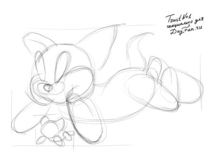 Поэтапное рисование Тома и Джерри