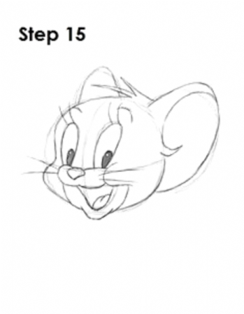 Том и Джерри рисунок легкий