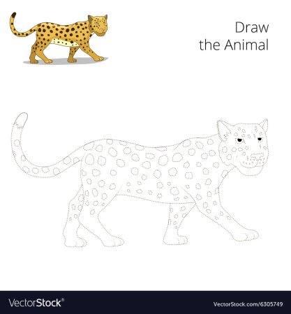 Рисовать леопарда легко