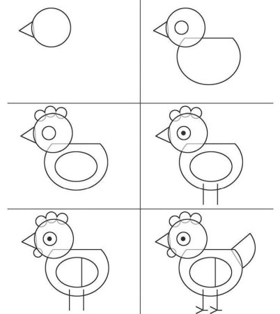 Рисование птиц 2 класс