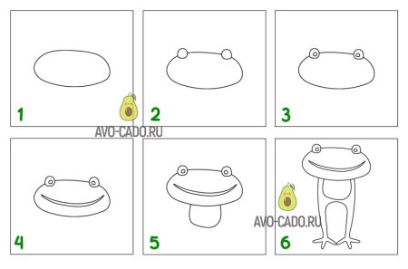 Как нарисовать жабу кошку