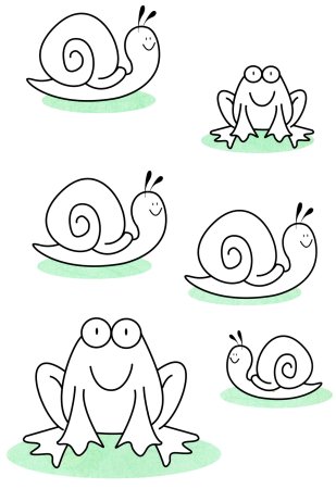 Как рисовать лягушку